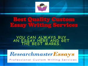 Best custom essay writing services